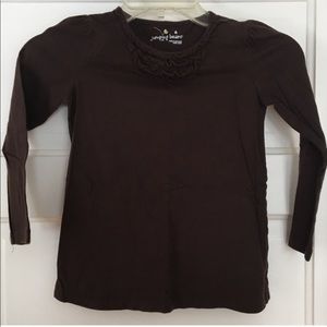 Jumping Beans Girls size6 100% cotton ruffle shirt